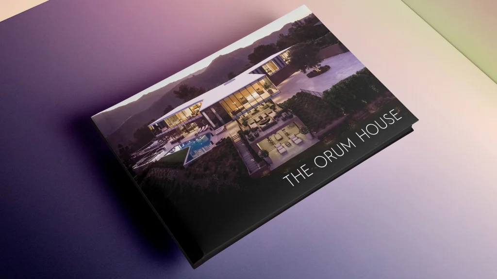 The Orum House Book: image of the book's cover, closed.